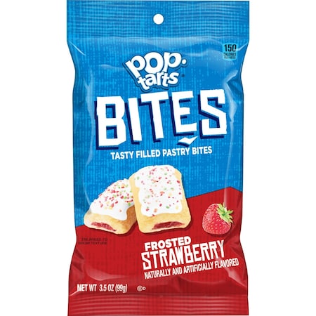 Pop Tart Pop-Tarts Strawberry Snack 3.5 oz Bagged 038000250705